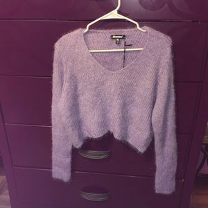 NWT Dolls Kill Soft & Fuzzy Crop Sweater